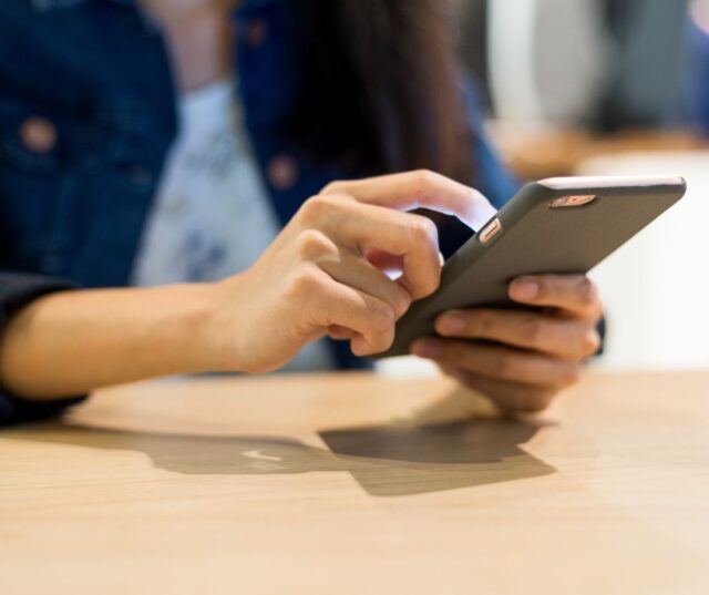 woman-using-phone